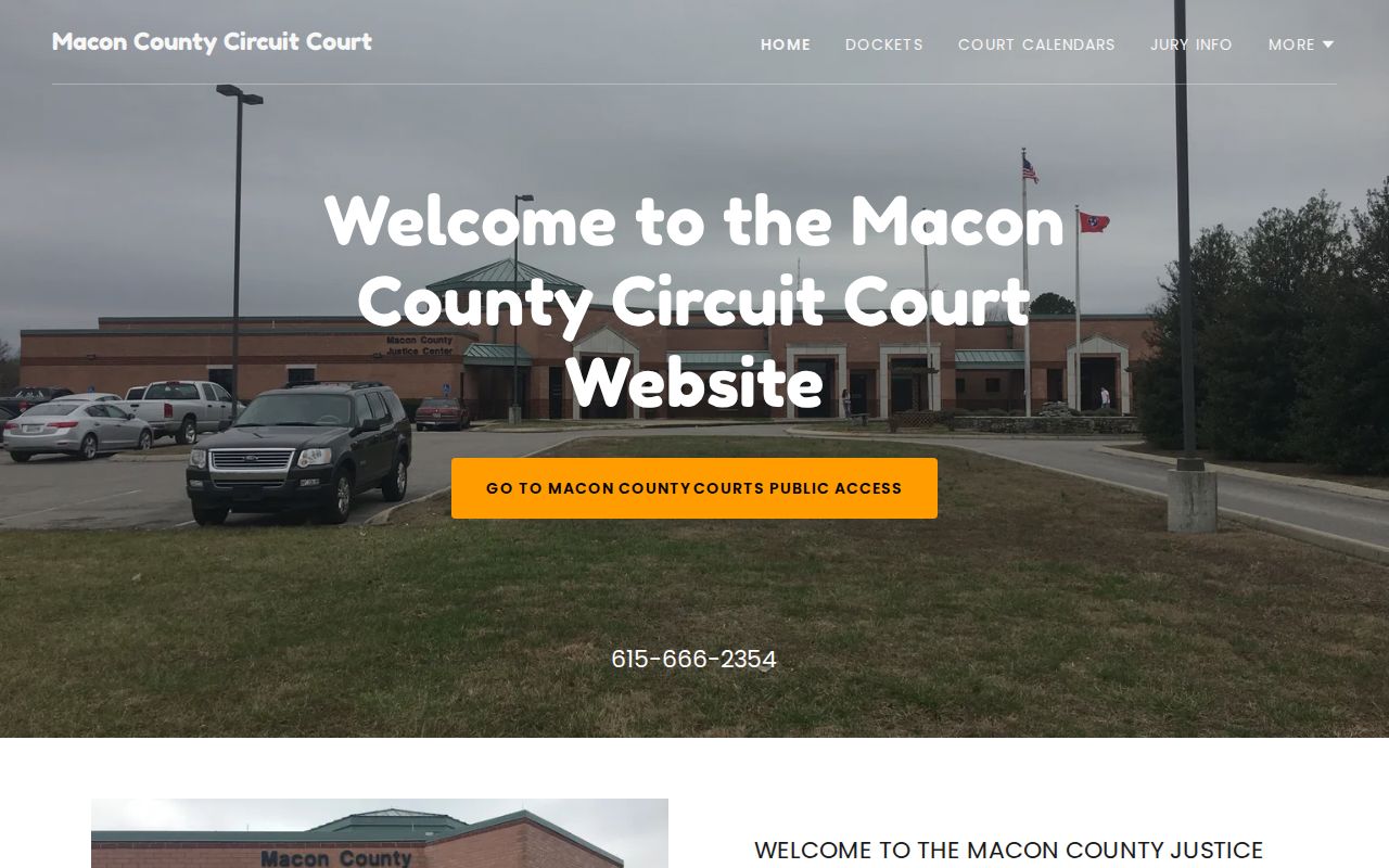 Macon County active warrant search, Circuit Court Clerk website